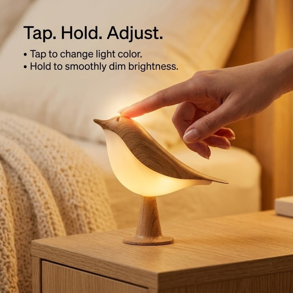 SOLVANIA™ Touch Bird Night Light